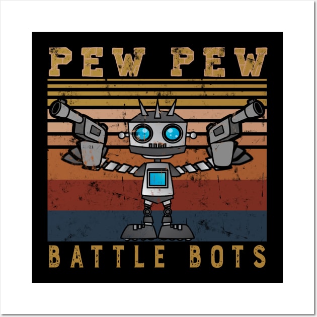 Battle Bots Battlebots robot war combat bots Wall Art by JayD World